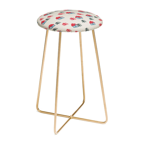 Alisa Galitsyna Christmas Eve Counter Stool