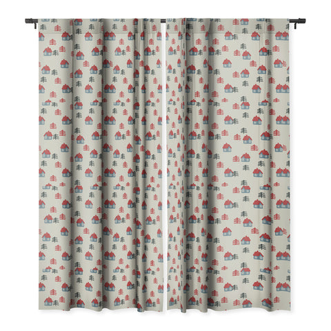 Alisa Galitsyna Christmas Eve Blackout Window Curtain