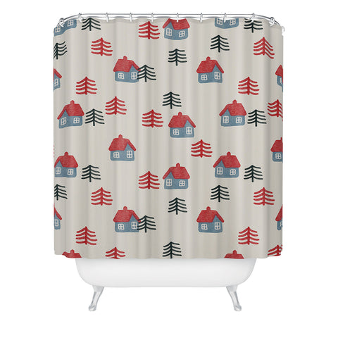 Alisa Galitsyna Christmas Eve Shower Curtain