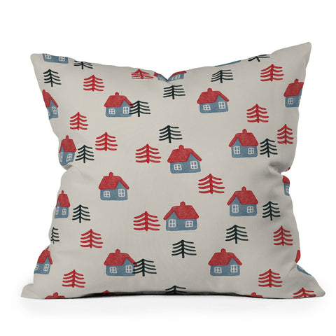 Alisa Galitsyna Christmas Eve Throw Pillow