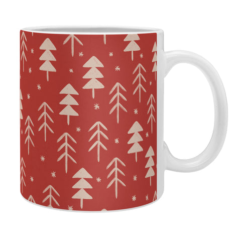 Alisa Galitsyna Christmas Forest Red Coffee Mug