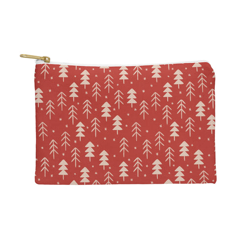Alisa Galitsyna Christmas Forest Red Pouch
