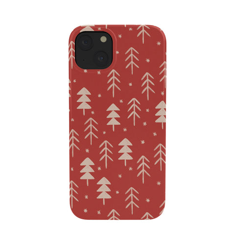 Alisa Galitsyna Christmas Forest Red Phone Case