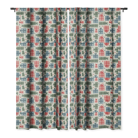 Alisa Galitsyna Christmas Gifts Blackout Window Curtain