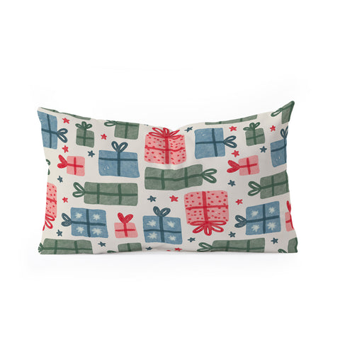 Alisa Galitsyna Christmas Gifts Oblong Throw Pillow