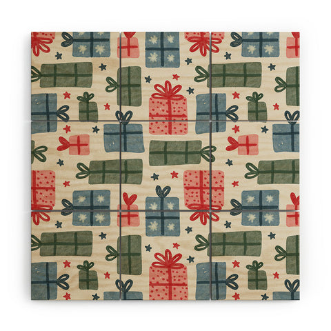 Alisa Galitsyna Christmas Gifts Wood Wall Mural