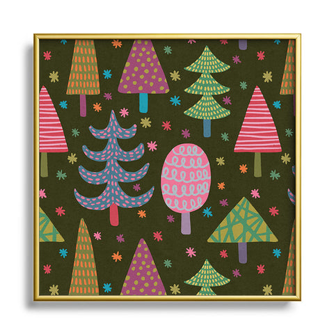 Alisa Galitsyna Christmas Magic 1 Metal Square Framed Art Print