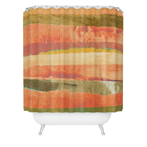 Alisa Galitsyna Color Blocks 3 Shower Curtain