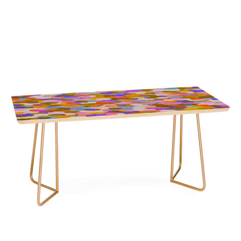 Alisa Galitsyna Colorful Brush Strokes Coffee Table
