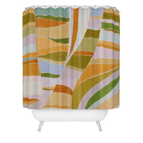 Alisa Galitsyna Colorful Flow Shower Curtain