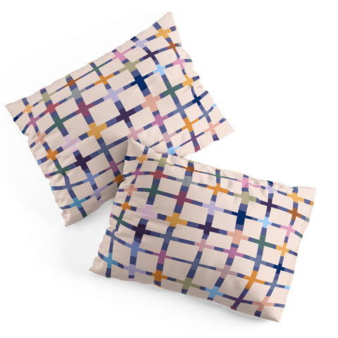 Alisa Galitsyna Colorful Patterned Grid II Pillow Shams