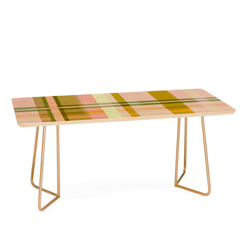 Alisa Galitsyna Colorful Plaid I Coffee Table