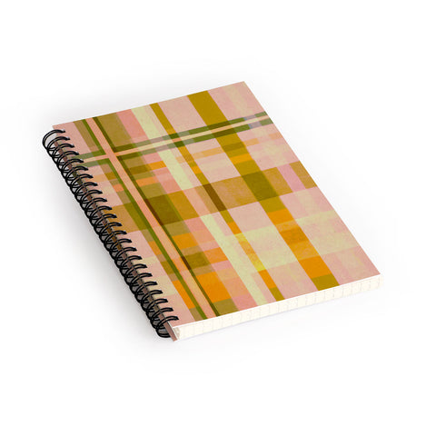 Alisa Galitsyna Colorful Plaid I Spiral Notebook