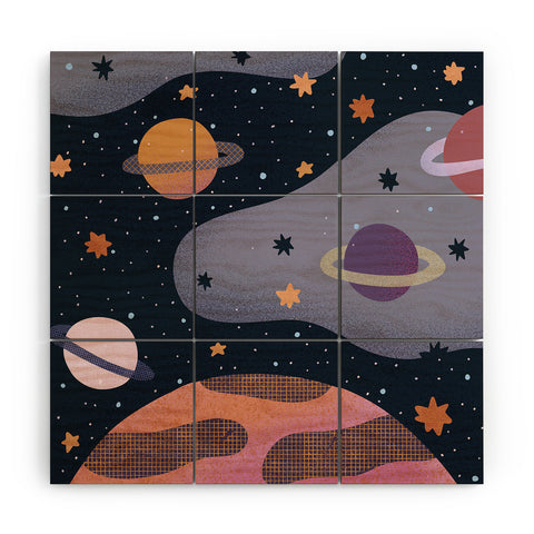 Alisa Galitsyna Cosmos 3 Wood Wall Mural