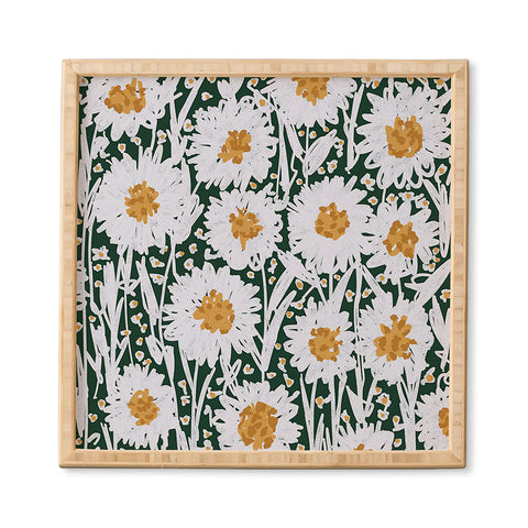 Alisa Galitsyna Daisy Pattern Framed Wall Art