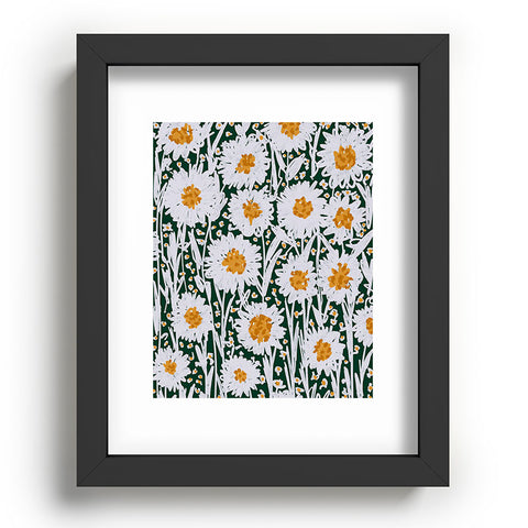 Alisa Galitsyna Daisy Pattern Recessed Framing Rectangle