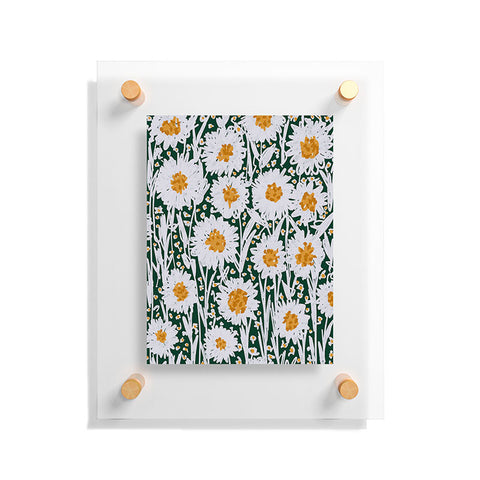 Alisa Galitsyna Daisy Pattern Floating Acrylic Print