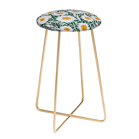 Alisa Galitsyna Daisy Pattern Counter Stool