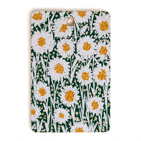 Alisa Galitsyna Daisy Pattern Cutting Board Rectangle