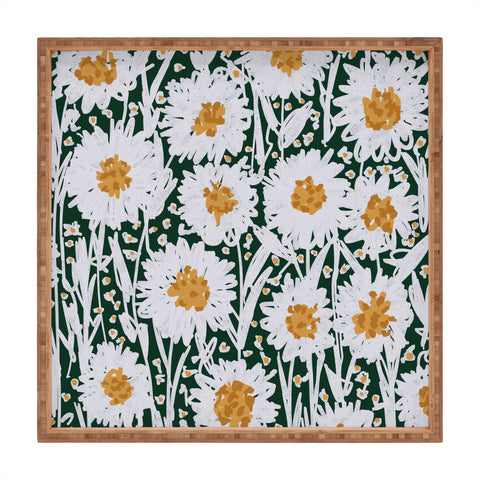 Alisa Galitsyna Daisy Pattern Square Tray