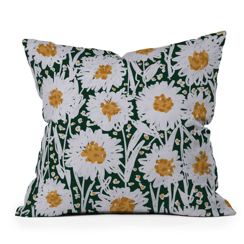Alisa Galitsyna Daisy Pattern Throw Pillow