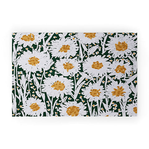 Alisa Galitsyna Daisy Pattern Welcome Mat