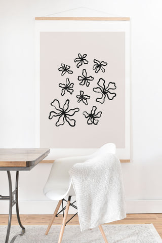 Alisa Galitsyna Dancing Flowers Art Print And Hanger