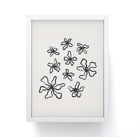 Alisa Galitsyna Dancing Flowers Framed Mini Art Print