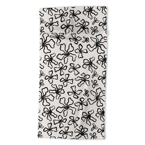 Alisa Galitsyna Dancing Flowers Beach Towel
