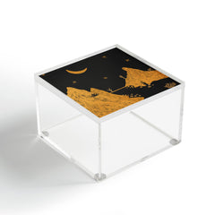 Alisa Galitsyna Desert night landscape Acrylic Box