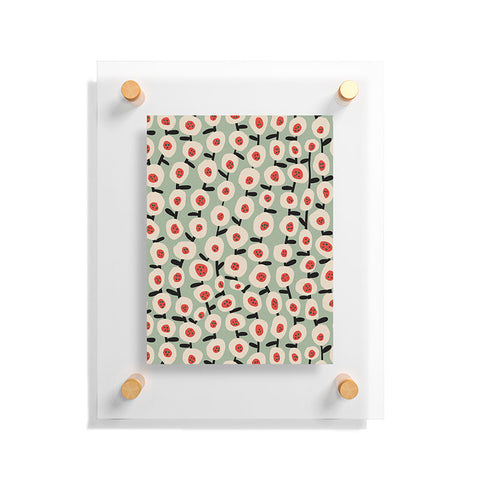 Alisa Galitsyna Dots and Flowers 1 Floating Acrylic Print