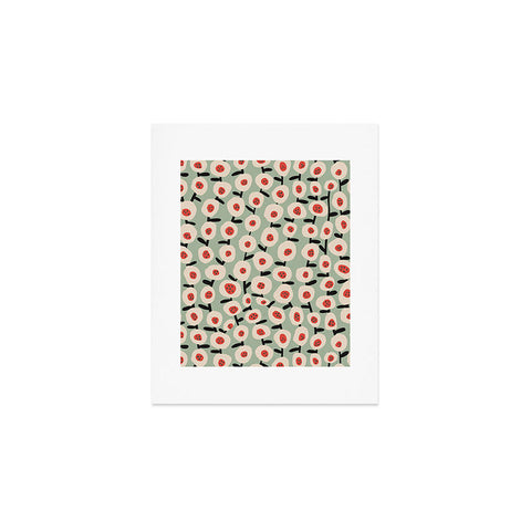 Alisa Galitsyna Dots and Flowers 1 Art Print