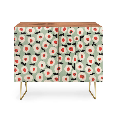 Alisa Galitsyna Dots and Flowers 1 Credenza