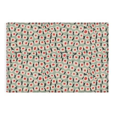 Alisa Galitsyna Dots and Flowers 1 Outdoor Rug