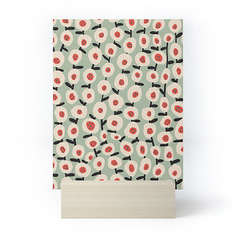Alisa Galitsyna Dots and Flowers 1 Mini Art Print