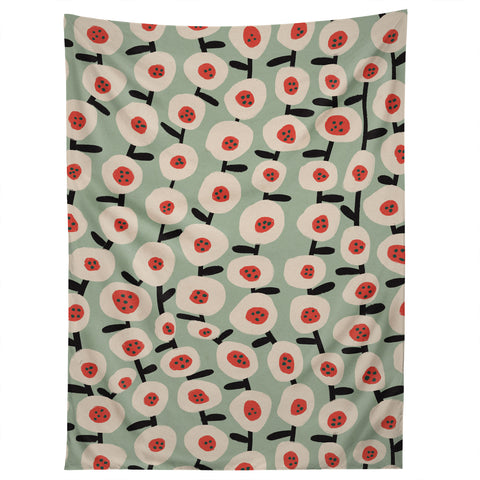 Alisa Galitsyna Dots and Flowers 1 Tapestry