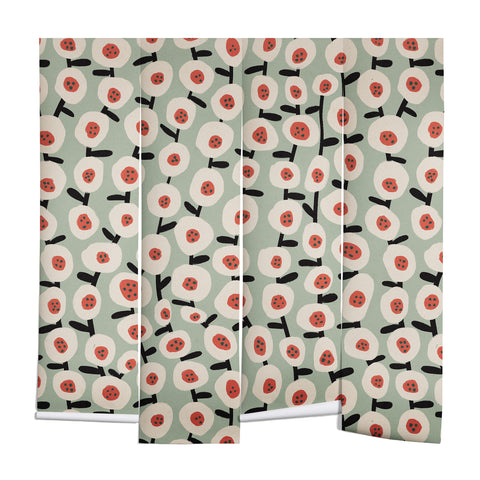 Alisa Galitsyna Dots and Flowers 1 Wall Mural