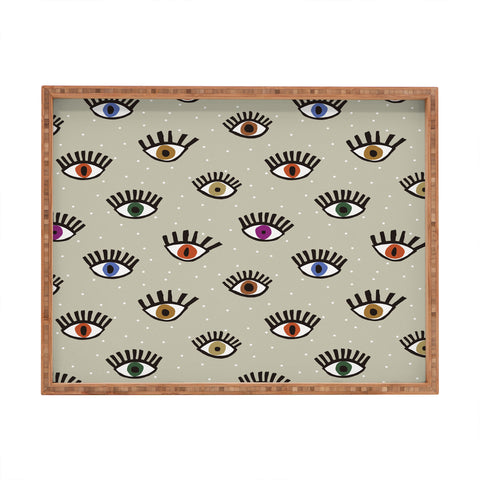 Alisa Galitsyna Eyes 1 Rectangular Tray