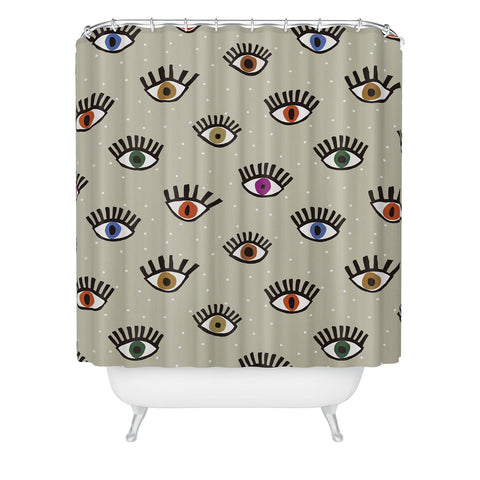 Alisa Galitsyna Eyes 1 Shower Curtain