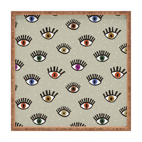 Alisa Galitsyna Eyes 1 Square Tray