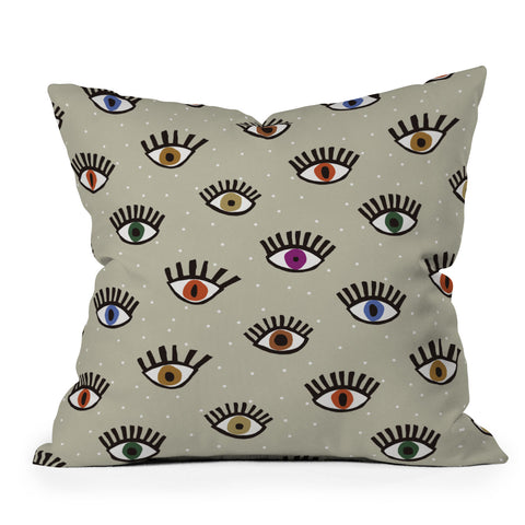 Alisa Galitsyna Eyes 1 Throw Pillow