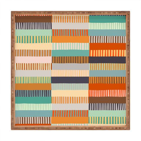 Alisa Galitsyna Fall Grandmothers Quilt I Square Tray
