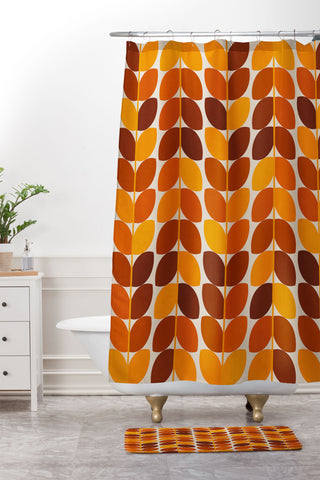 Alisa Galitsyna Fall Leaves 1 Shower Curtain And Mat