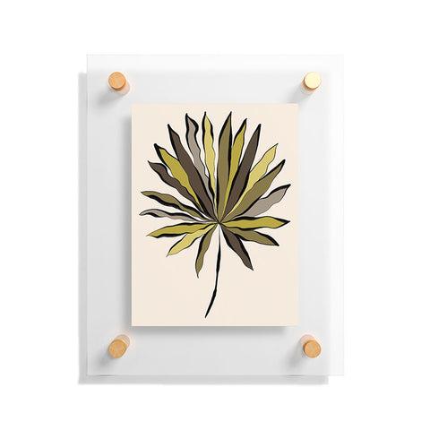 Alisa Galitsyna Fan Palm Leaf Floating Acrylic Print