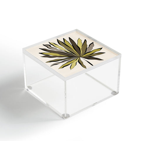Alisa Galitsyna Fan Palm Leaf Acrylic Box