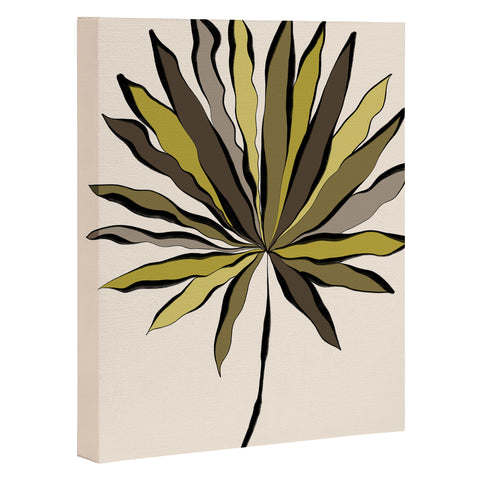 Alisa Galitsyna Fan Palm Leaf Art Canvas