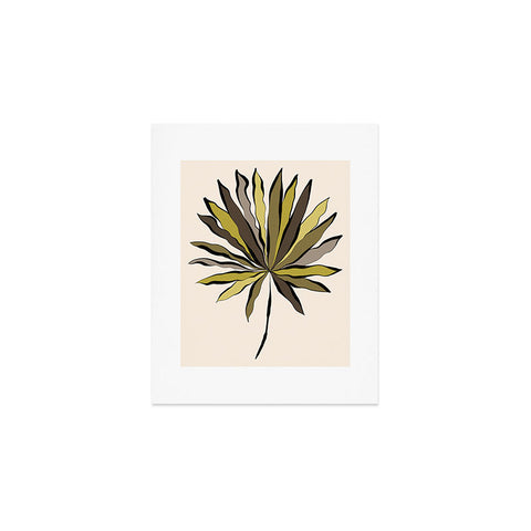 Alisa Galitsyna Fan Palm Leaf Art Print