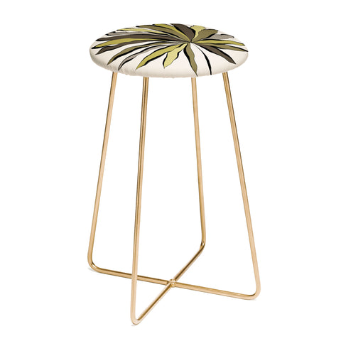 Alisa Galitsyna Fan Palm Leaf Counter Stool