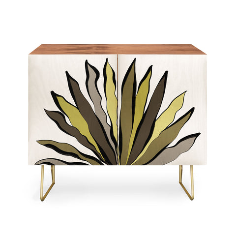 Alisa Galitsyna Fan Palm Leaf Credenza