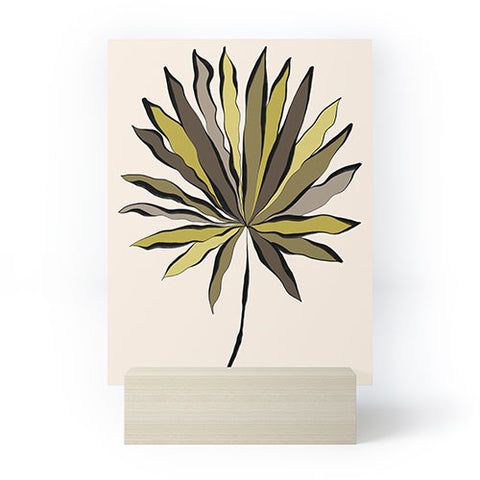 Alisa Galitsyna Fan Palm Leaf Mini Art Print